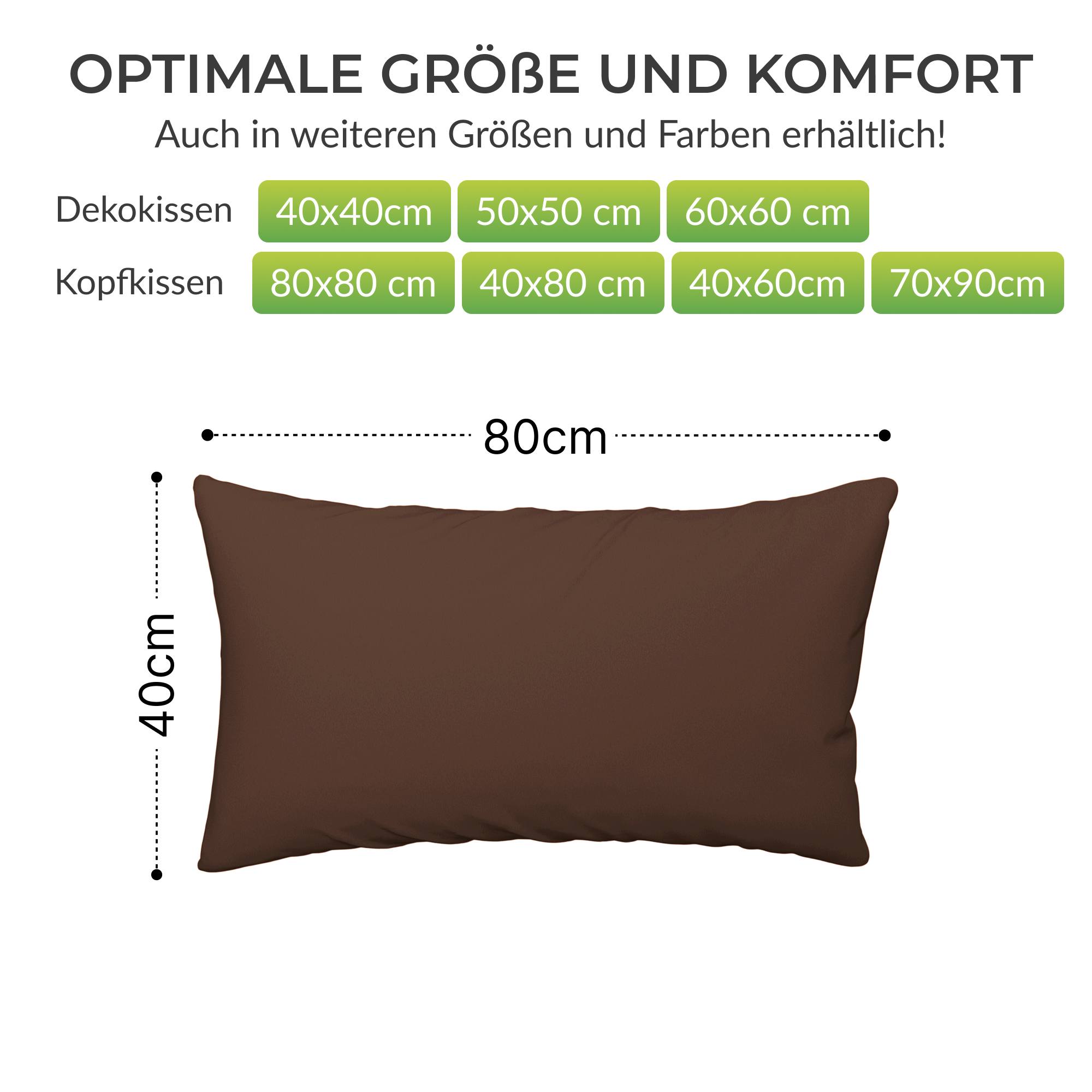 etérea Premium Jersey Kissenbezug – weich, langlebig & bügelfrei