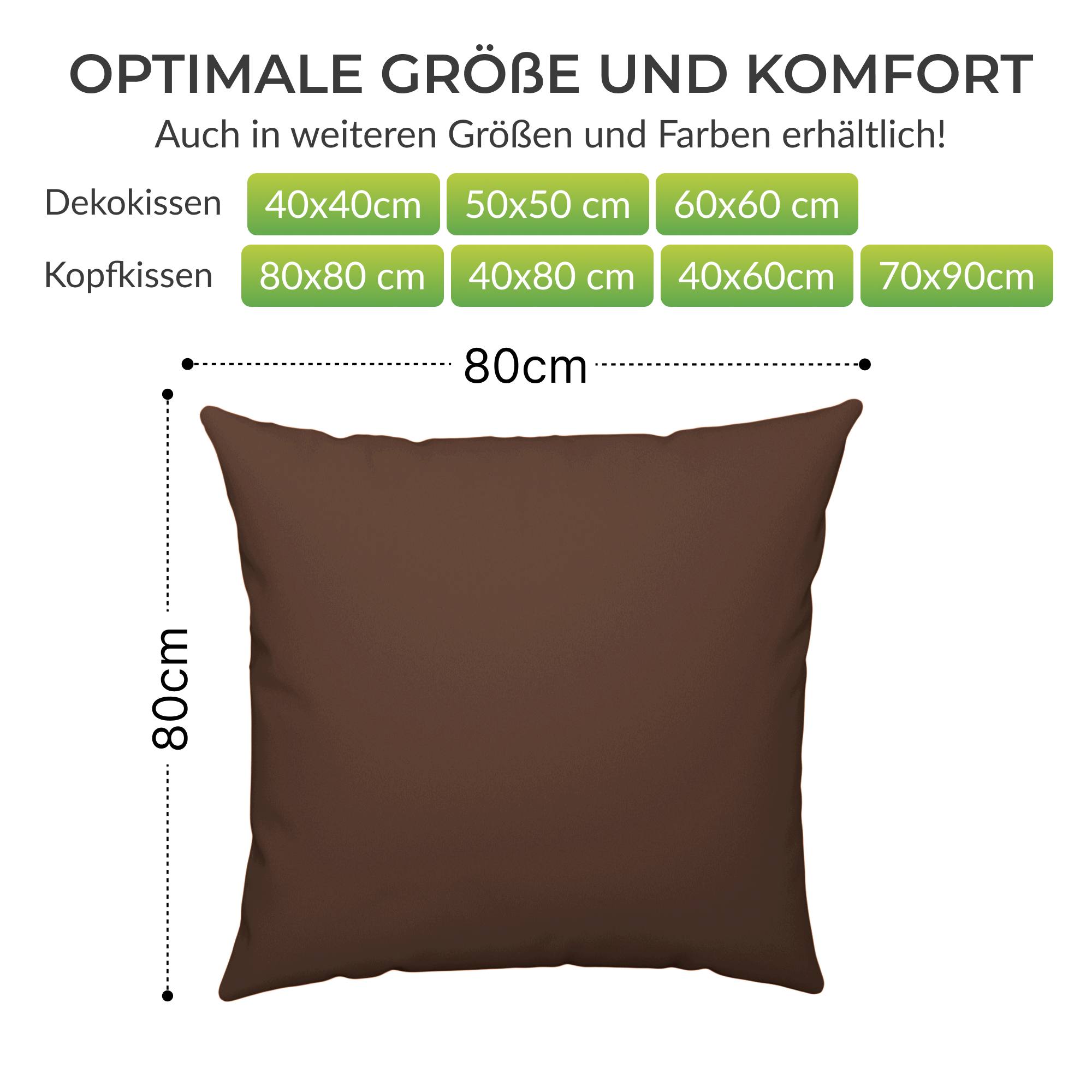 etérea Premium Jersey Kissenbezug – weich, langlebig & bügelfrei