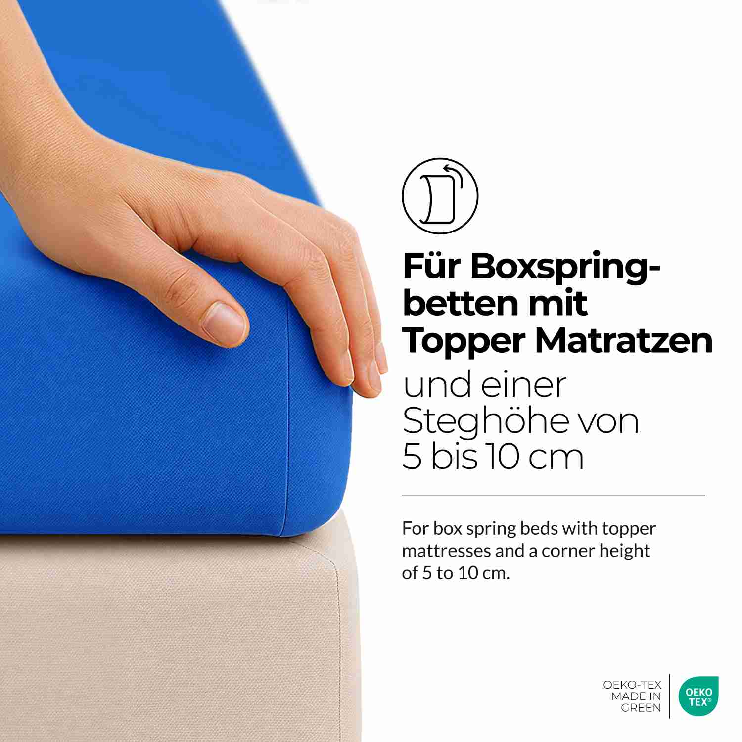 etérea Comfort Jersey Topper Spannbettlaken