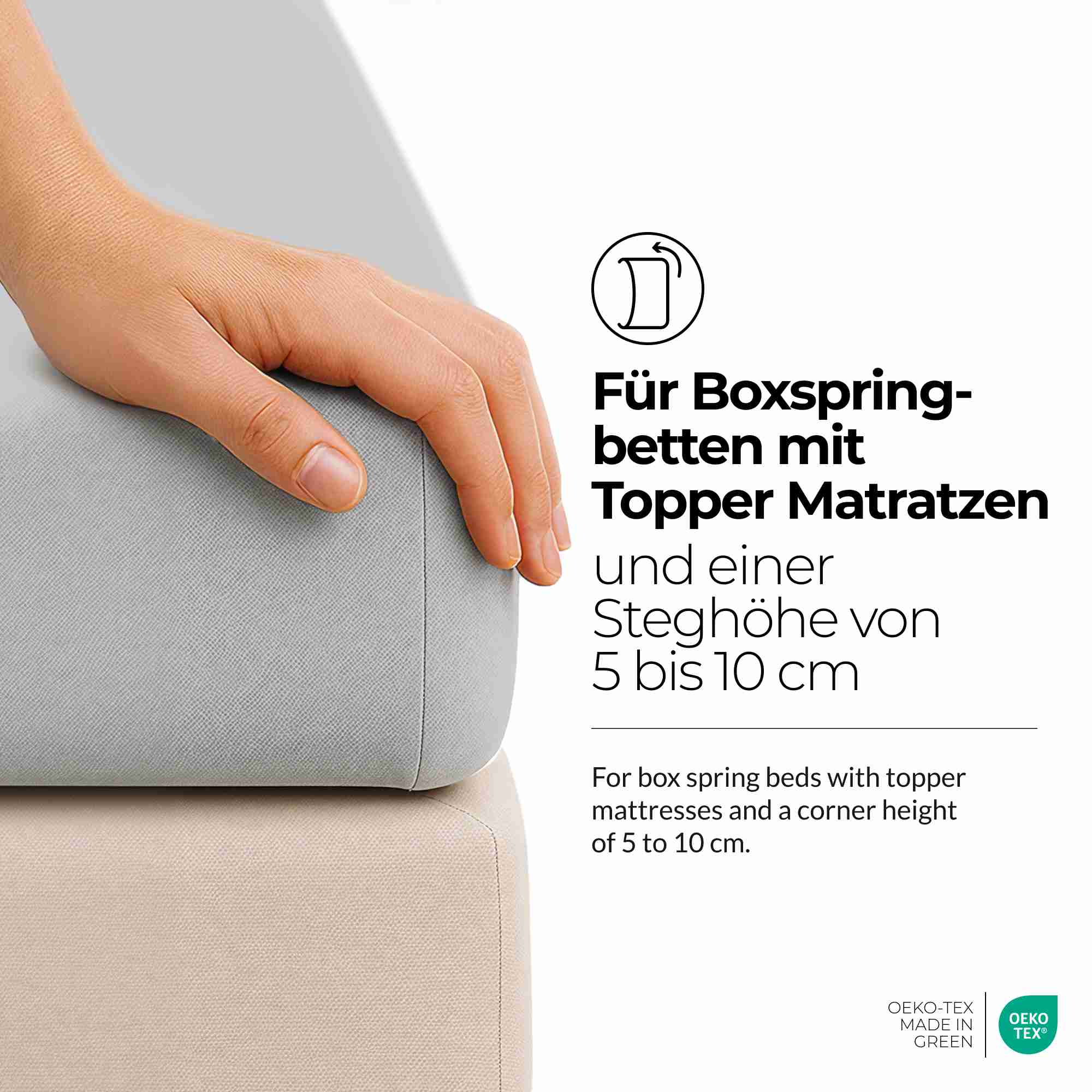 etérea Comfort Jersey Topper Spannbettlaken