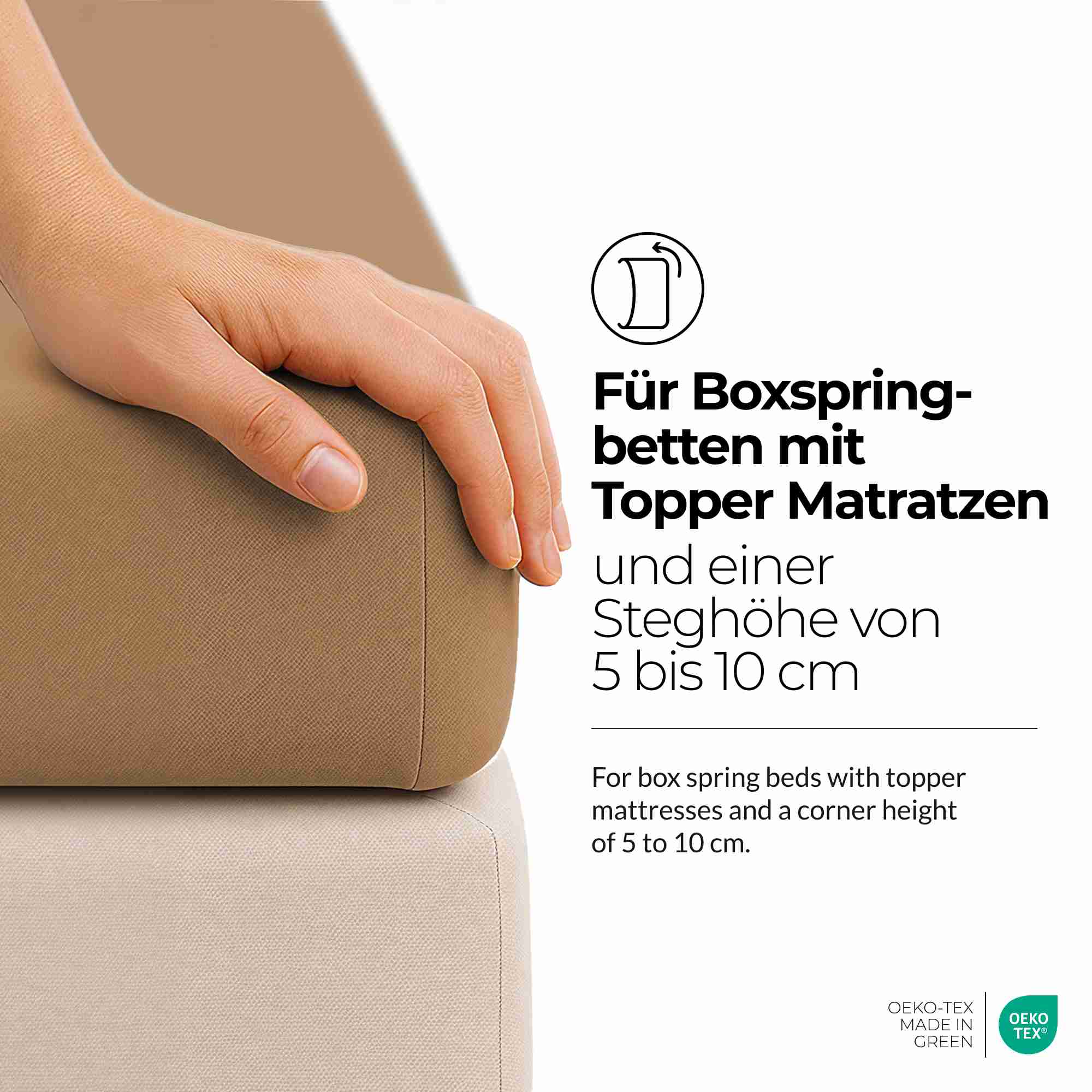 etérea Comfort Jersey Topper Spannbettlaken