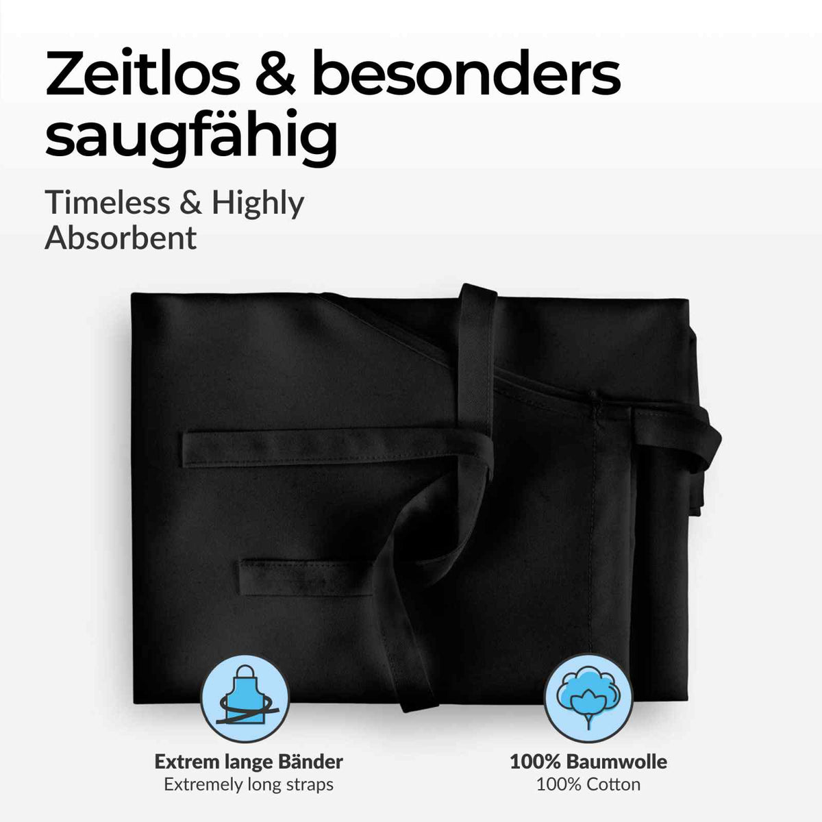 etérea Kochschürze aus #farbe_schwarz