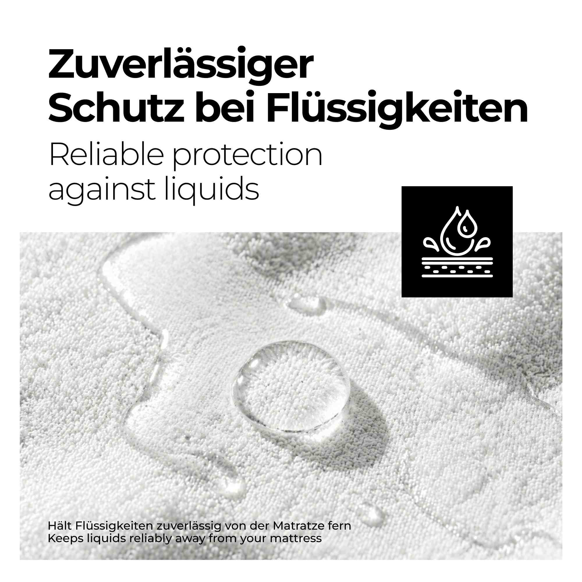 etérea Frottee Wasserdichte Matratzenauflage Agnes 70x140 cm