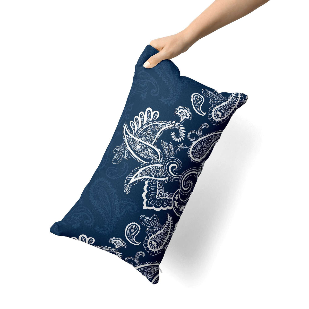 etérea Microfaser Bettwäsche Paisley Life Grau, Marine und Schwarz