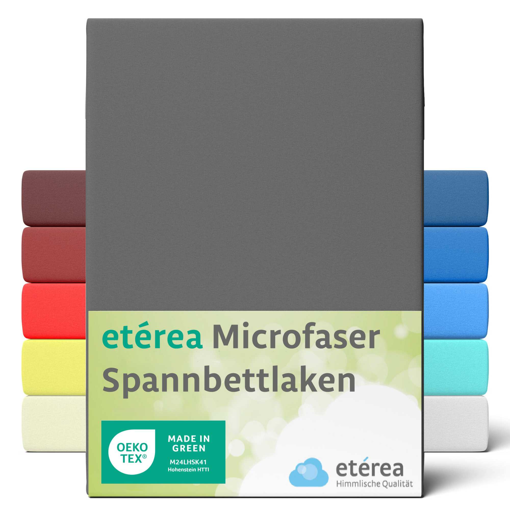 etérea Microfaser Kinder Spannbettlaken Doppelpack - 60x120 - 70x140 cm
