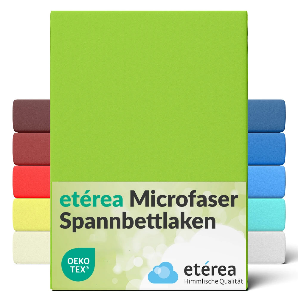 etérea Microfaser Kinder Spannbettlaken - 60x120 - 70x140 cm