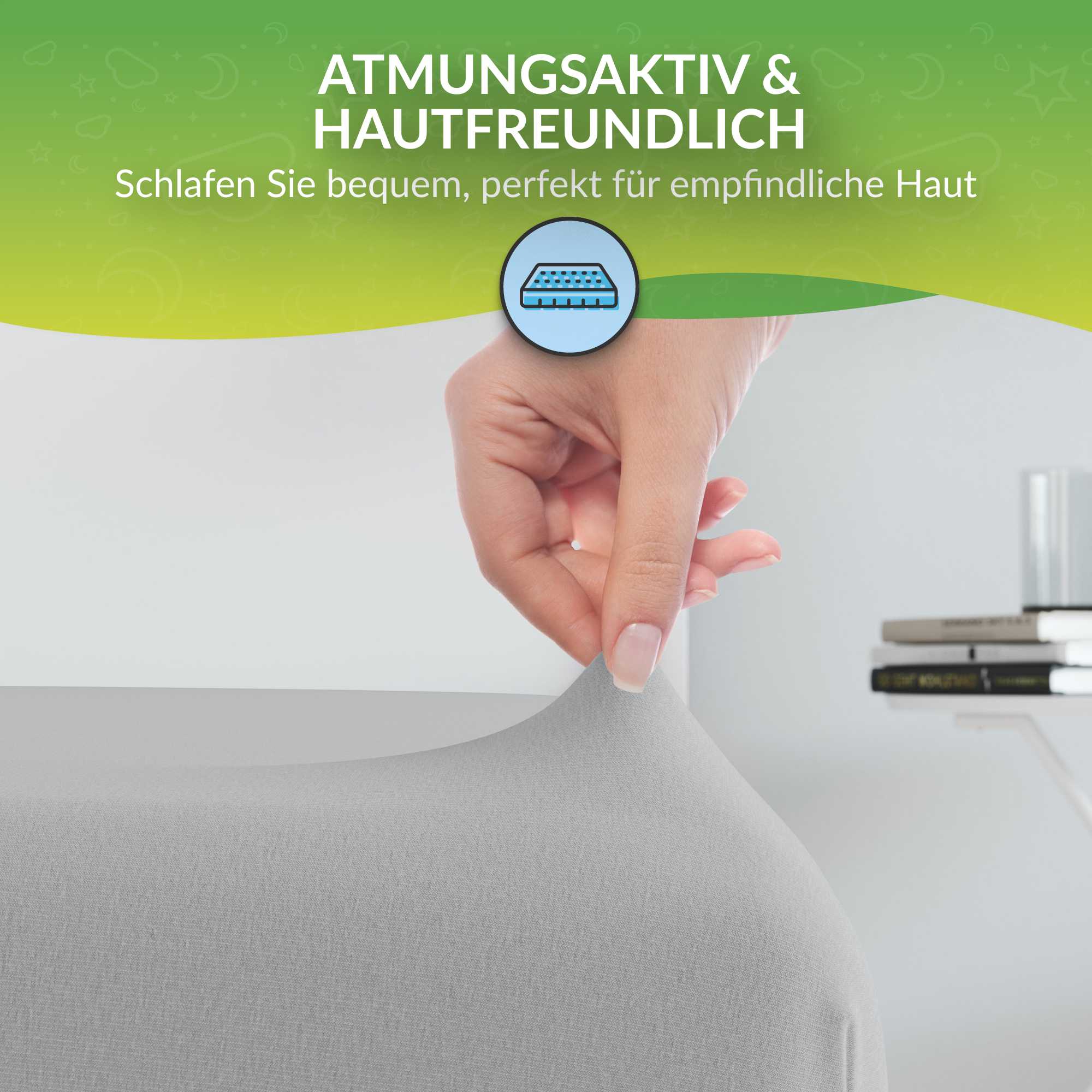 etérea Microfaser Spannbettlaken