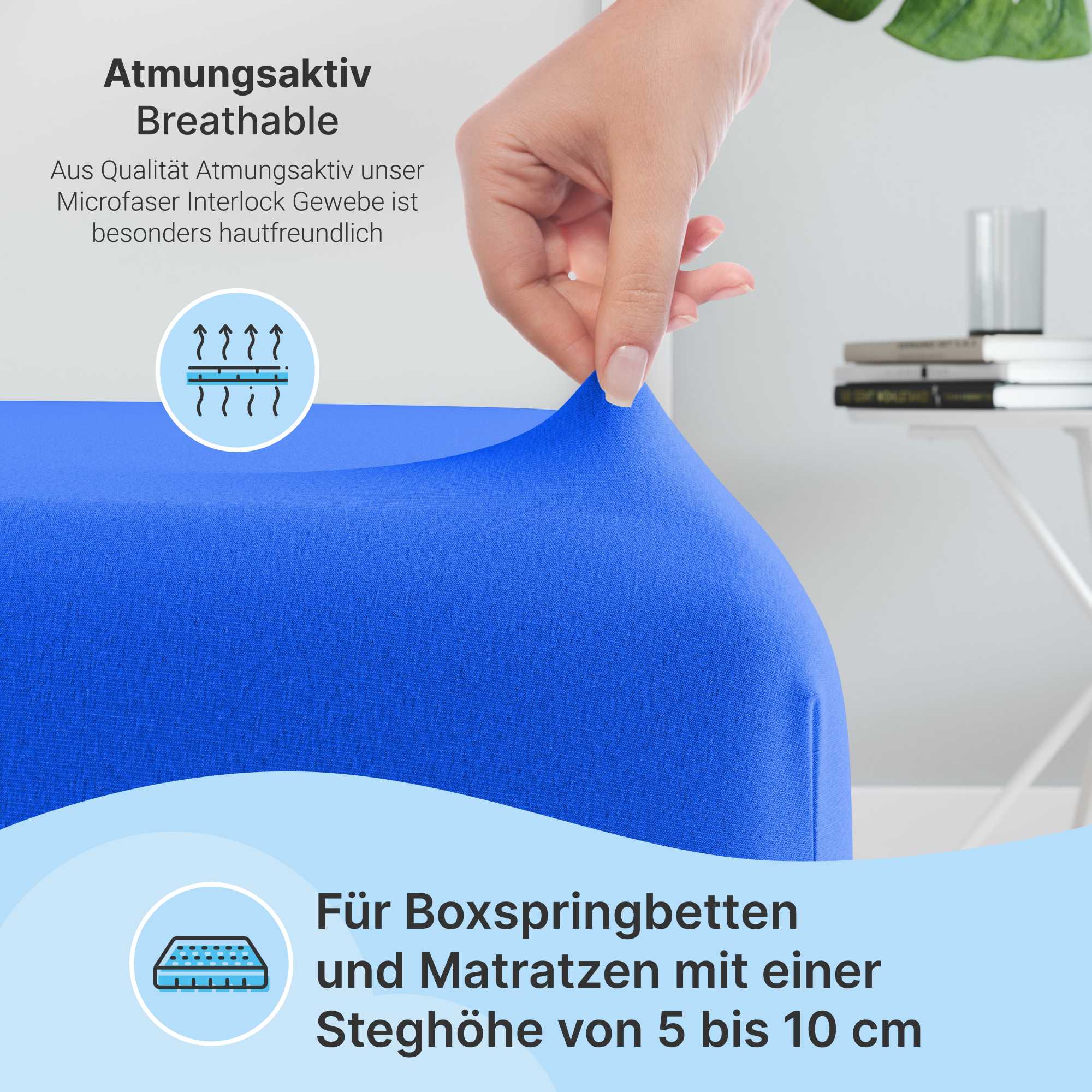 etérea Microfaser Topper Spannbettlaken