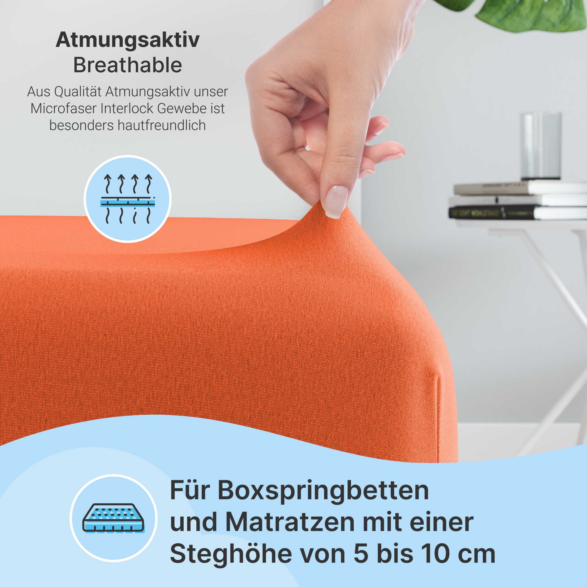 etérea Microfaser Topper Spannbettlaken