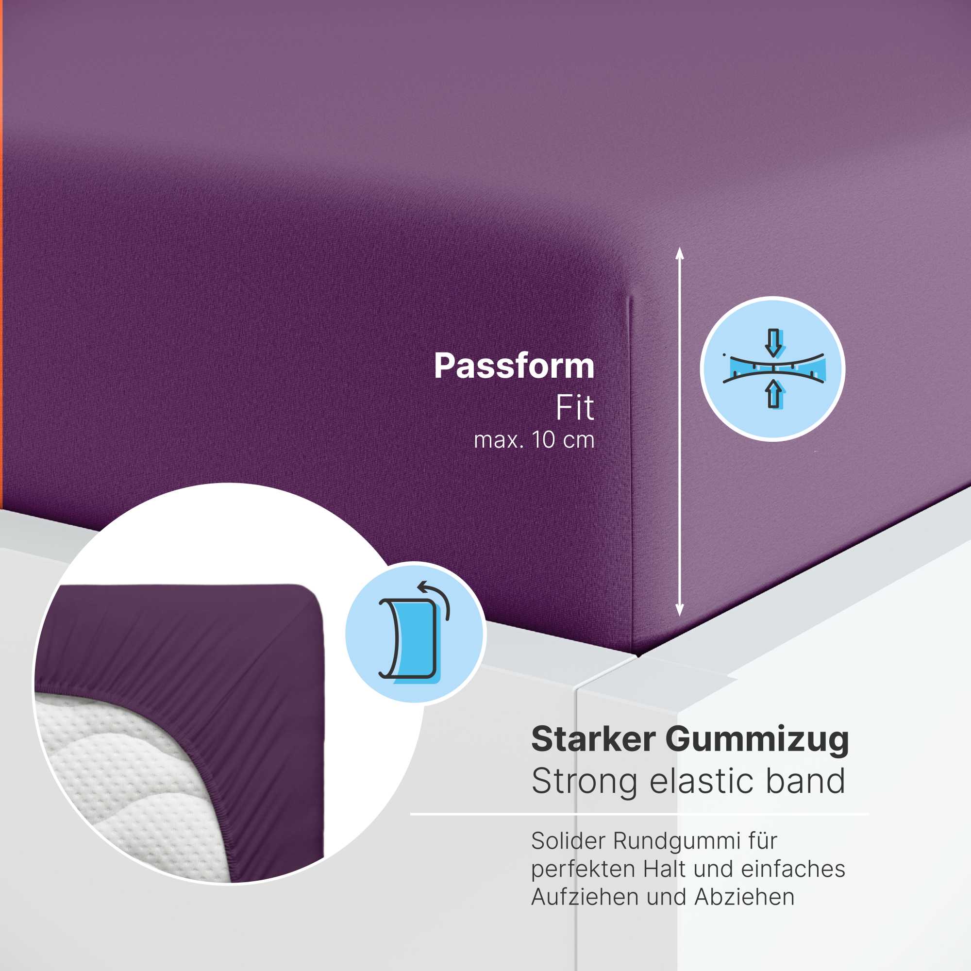 etérea Microfaser Topper Spannbettlaken