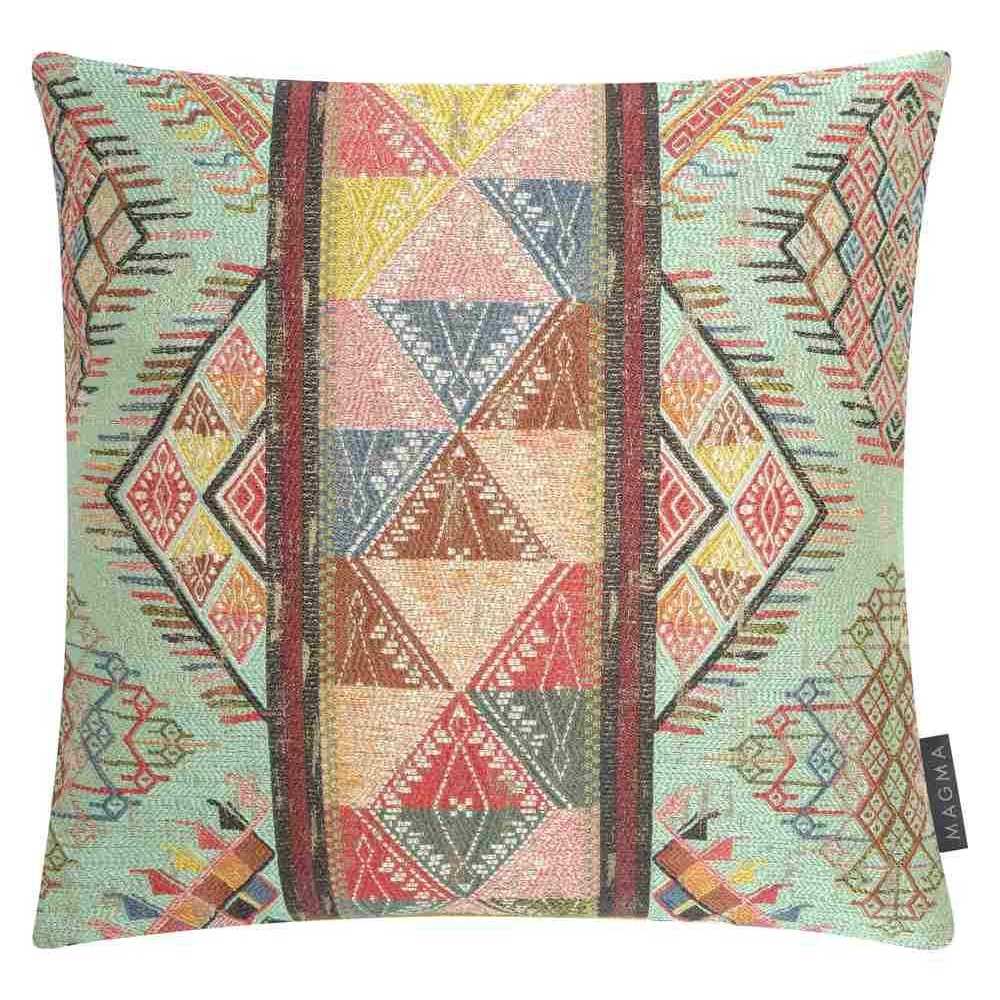 Magma Jacquard Kissenhülle #farbe_tuerkis