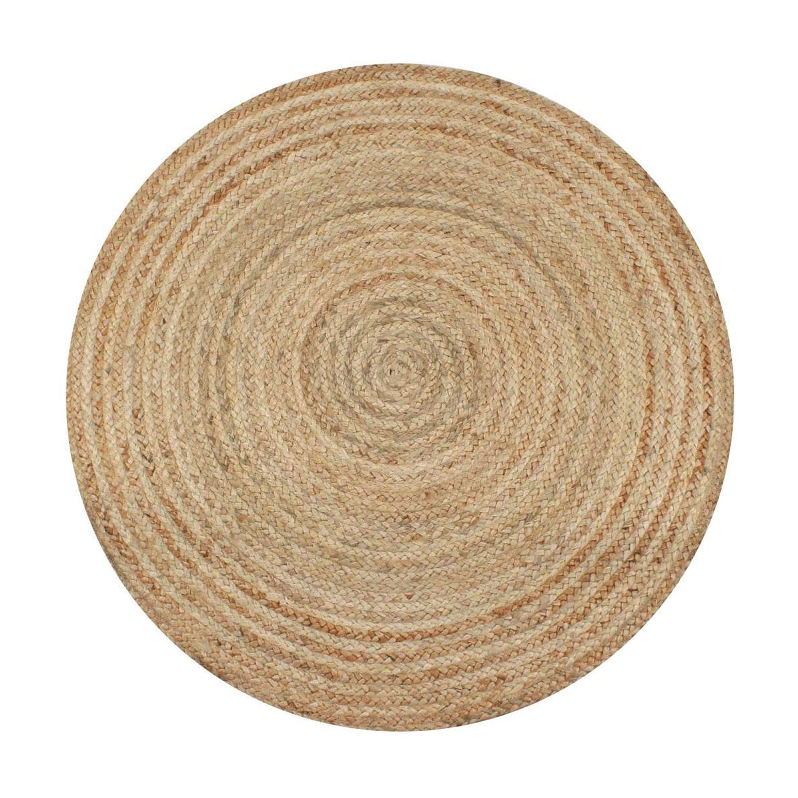 Jute Teppich Rund 100x100 cm