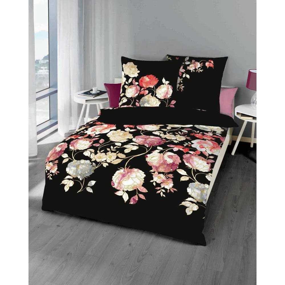 Kaeppel Mako Satin Bettwäsche #farbe_schwarz