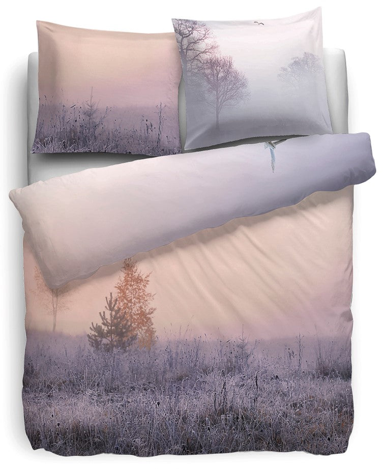 HnL Satin Bettwäsche Merris Natur Rose