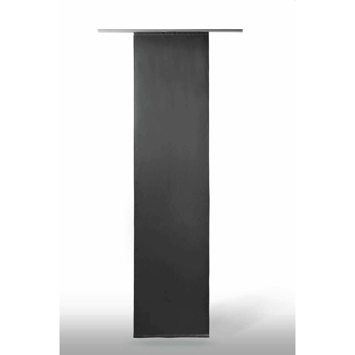 Flächenvorhang mit Technik 60x245 cm Schwarz