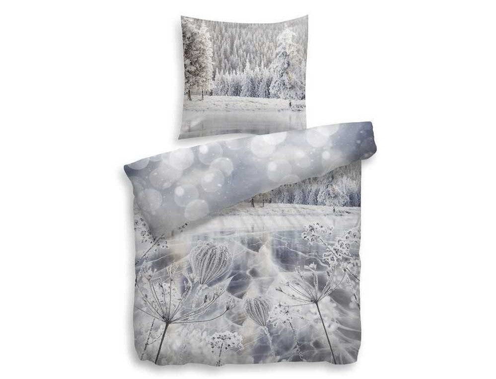 HnL Satin Wende Bettwäsche #farbe_blau