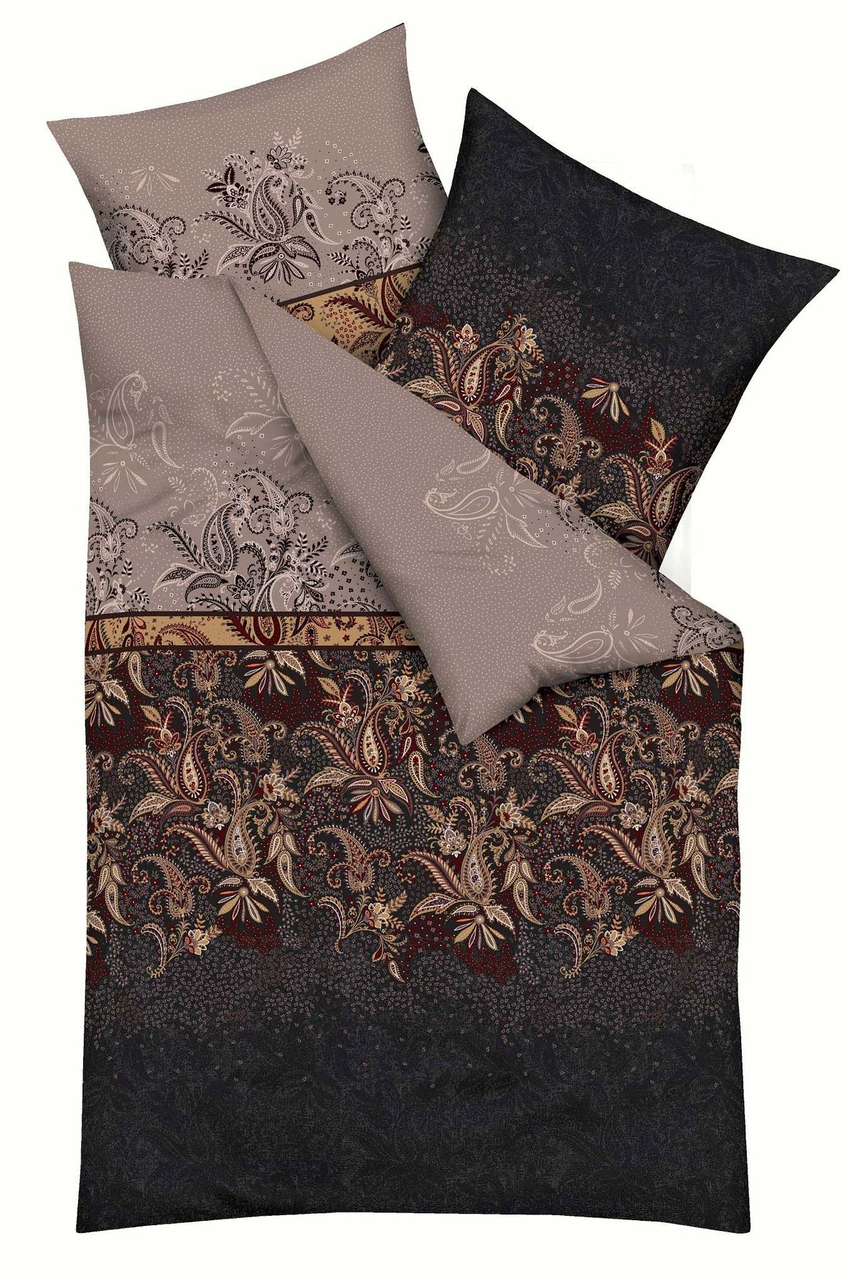 Kaeppel Mako Satin Bettwäsche #farbe_schwarz