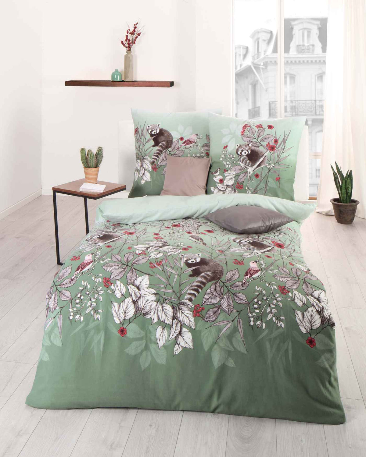 Kaeppel Biber Bettwäsche #farbe_jade,grau