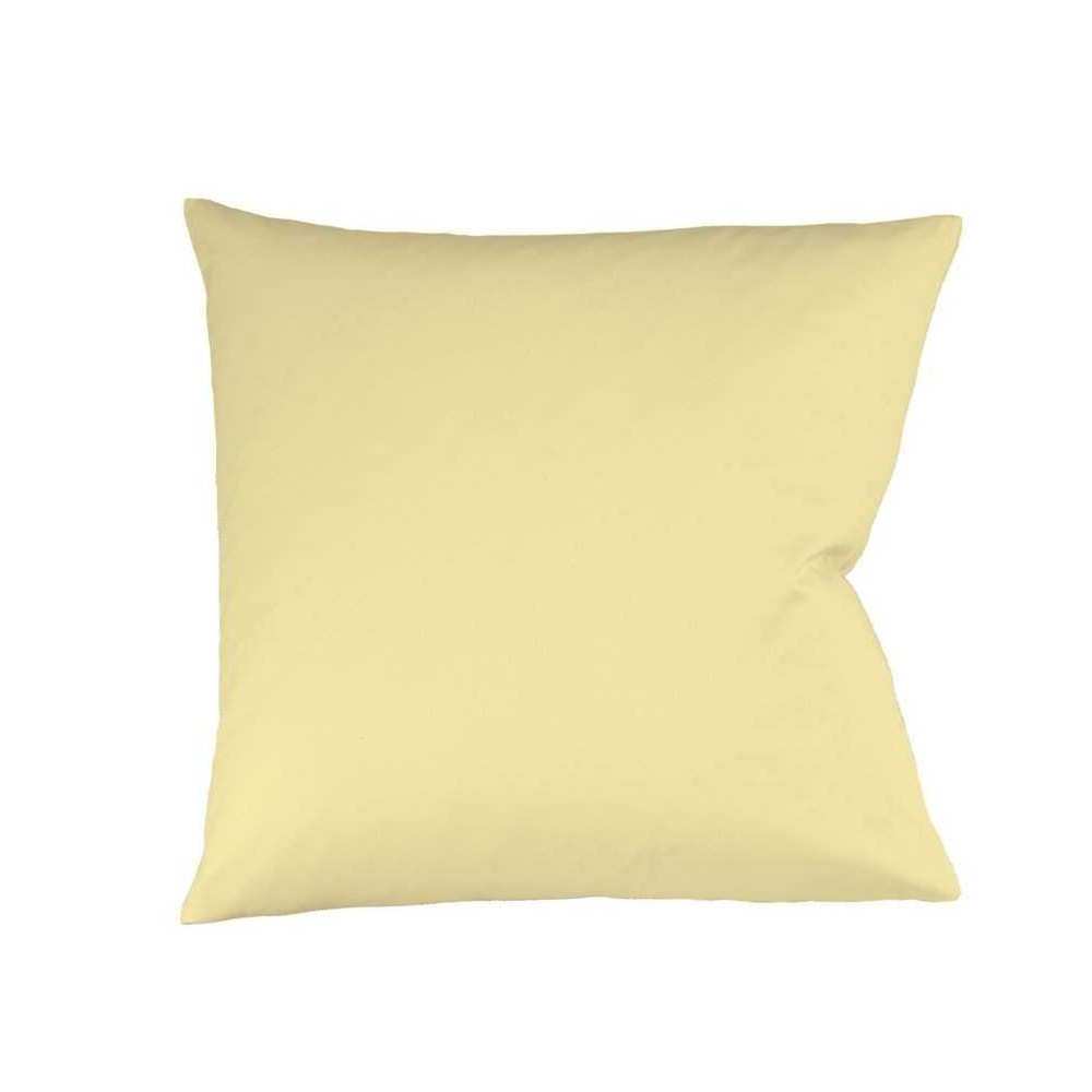 fleuresse Colours Mako-Satin Kissenbezug Uni – 100 % Baumwolle, seidig-glatt & hautfreundlich