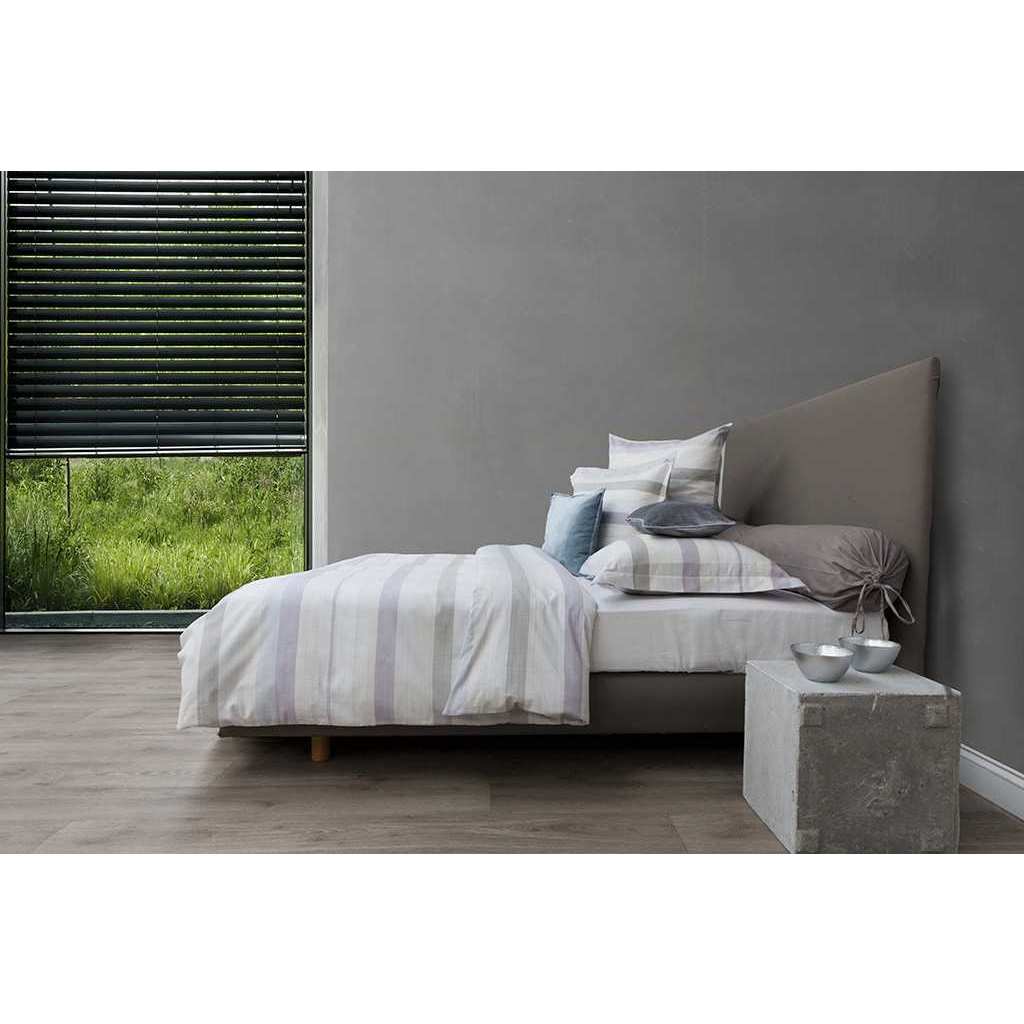 HnL Baumwolle Bettwäsche Skipper Taupe 135x200 cm + 80x80 cm