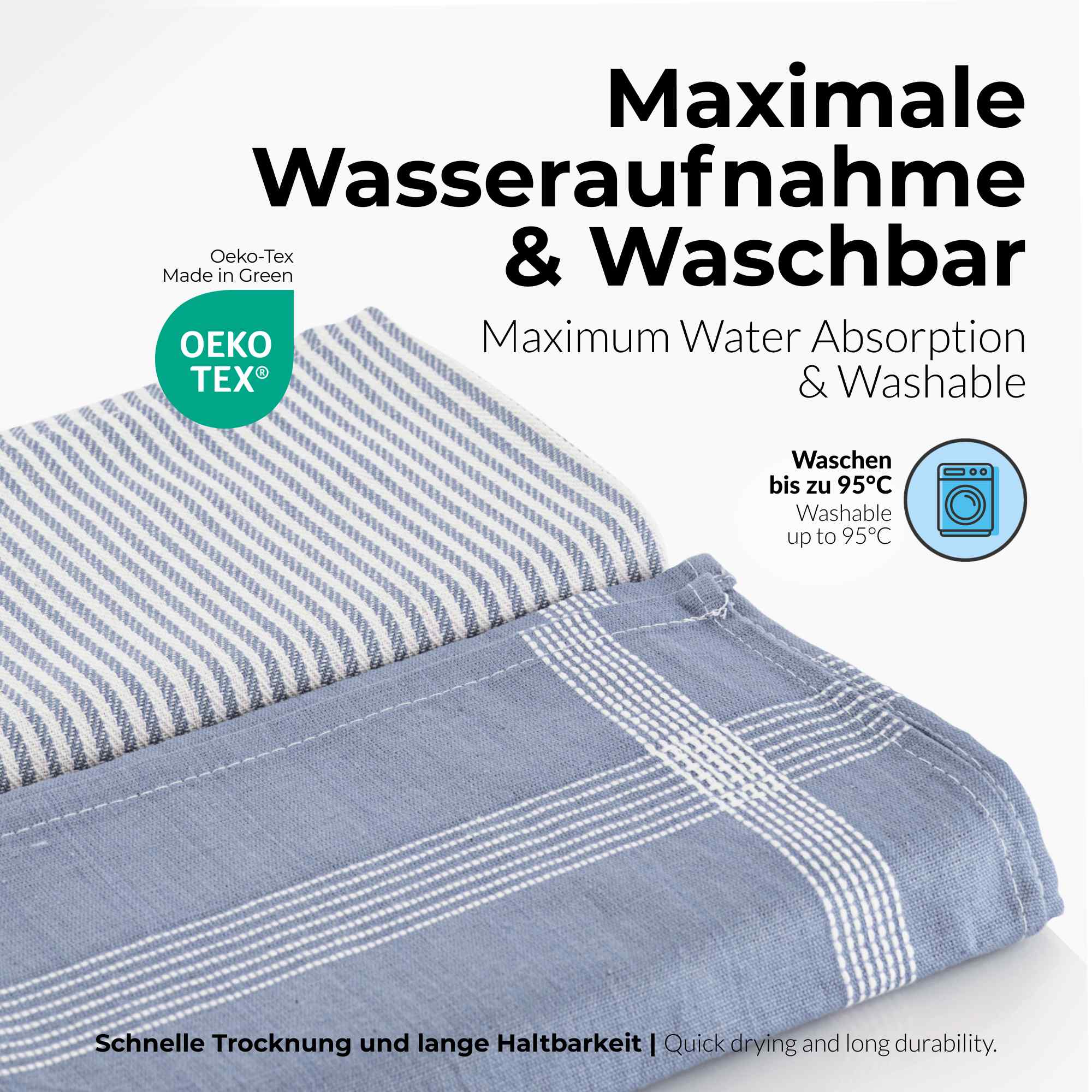 Sterzbachs Geschirrtücher Design Greg Streifen Uni