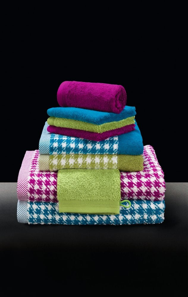 möve Jacquard Weiche Baumwoll Handtücher Schlauchsaum Vichy