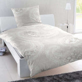 Renforcé Bettwäsche Paisleymuster Beige