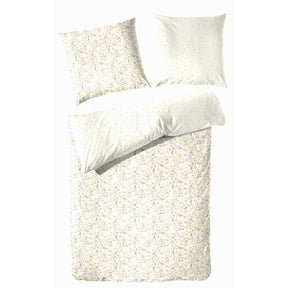 Hahn Renforce Bettwäsche Gelb Blumen 155x220 cm + 80x80 cm