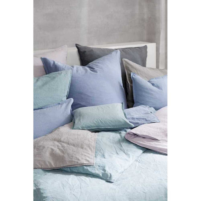 Hahn Renforcé Kissenbezug Uni #farbe_grau