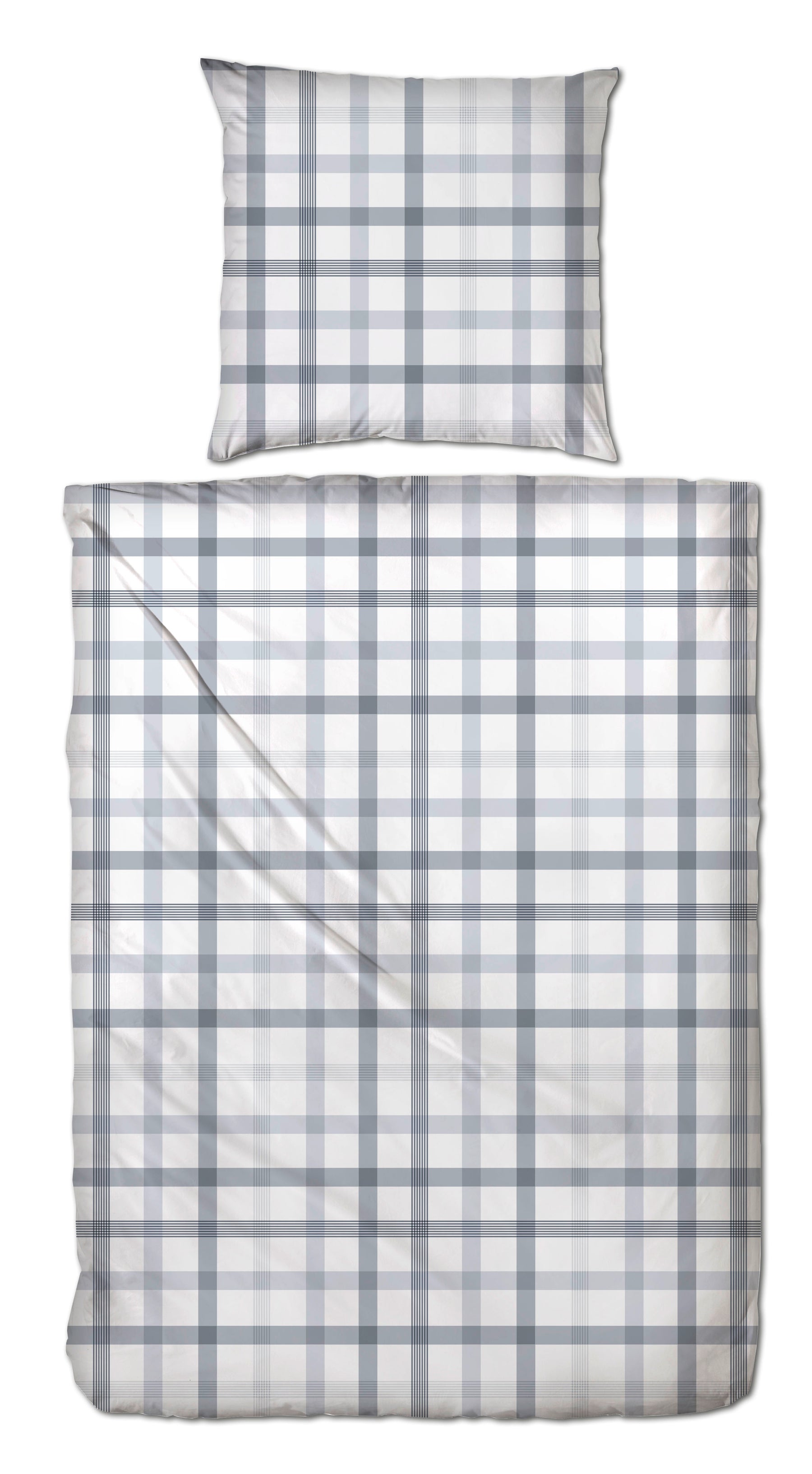 Hahn Perkal Bettwäsche Kariert