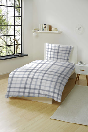 Hahn Perkal Bettwäsche Kariert