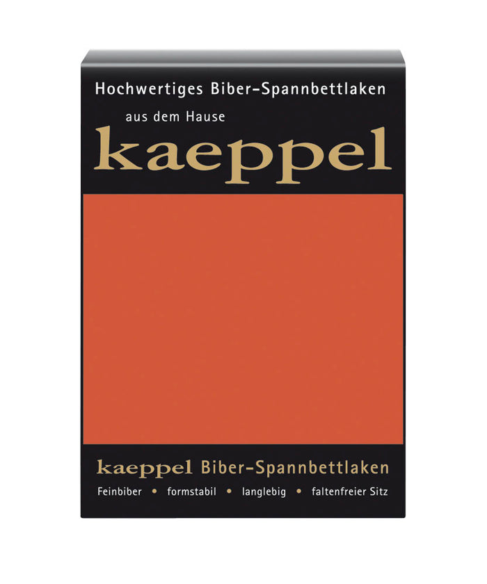 Kaeppel Biber Spannbettlaken #farbe_terra