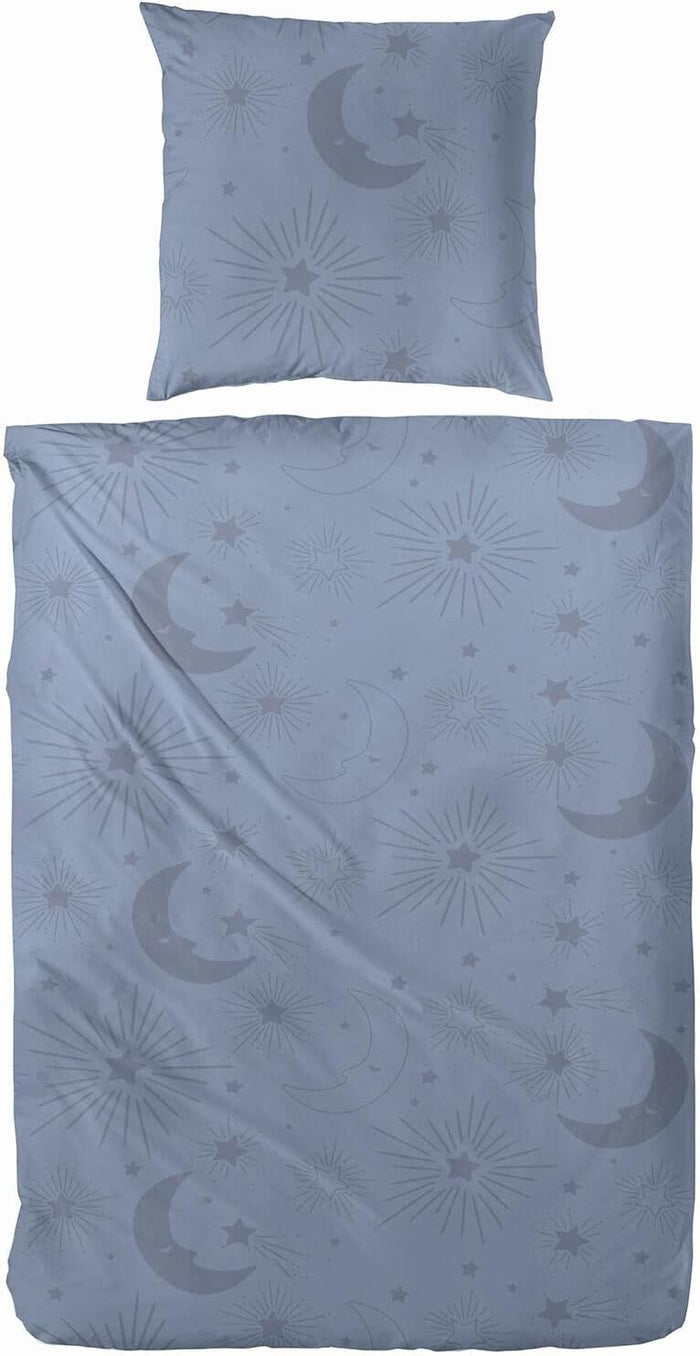 Hahn Biber Bettwäsche Mond #farbe_135x200-cm-+-80x80-cm