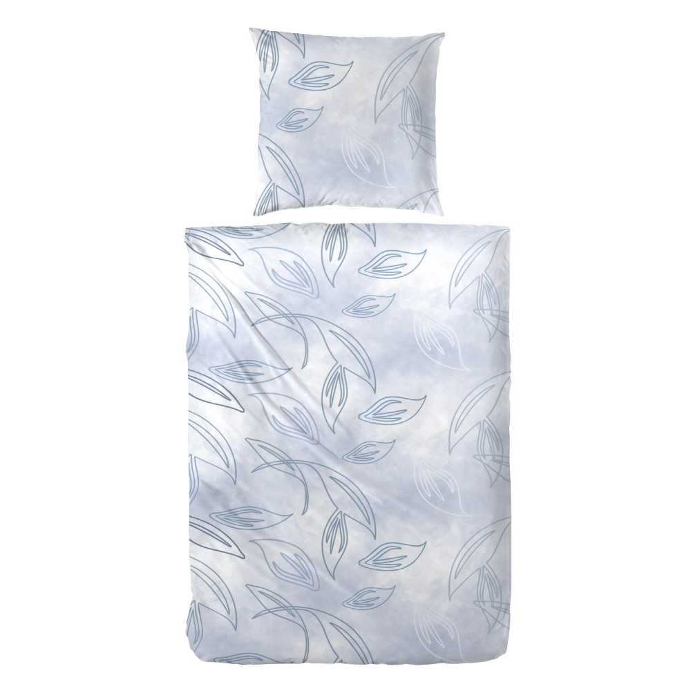 Hahn Feinbiber Bettwäsche #farbe_blau