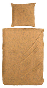 Hahn Feinbiber Bettwäsche Gold #farbe_