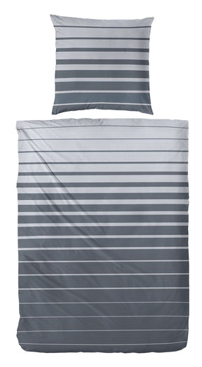 Hahn Edelflanell Bettwäsche Streifen