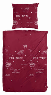 Hahn Edelflanell Bettwäsche #farbe_rot