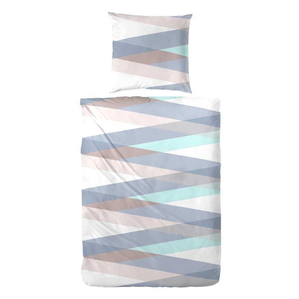 Hahn Seersucker Bettwäsche #farbe_155x220-cm-+-80x80-cm