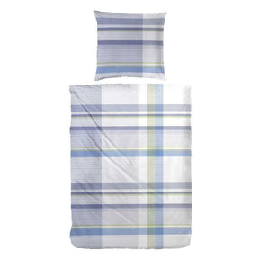 Hahn Microfaser Seersucker Bettwäsche Kariert