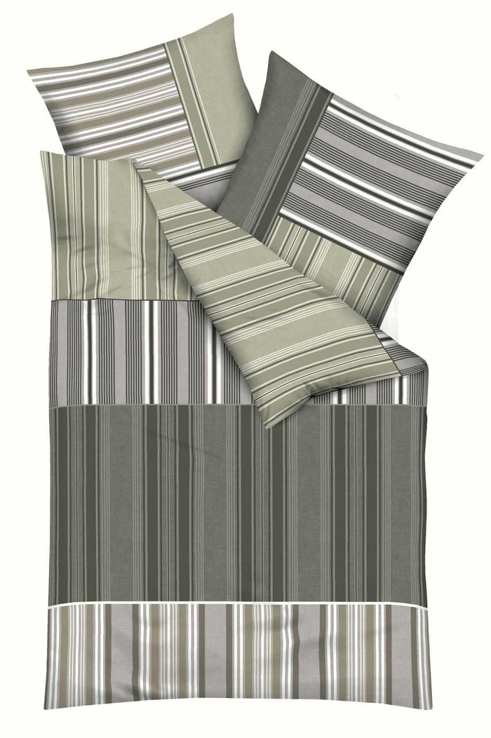 Kaeppel Mako Satin Bettwäsche #farbe_olivguen