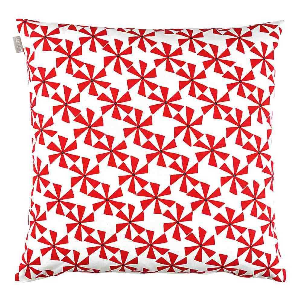 Linum Kissen Kissenhülle Spinn - 100% Baumwolle Blumen 50x50 cm