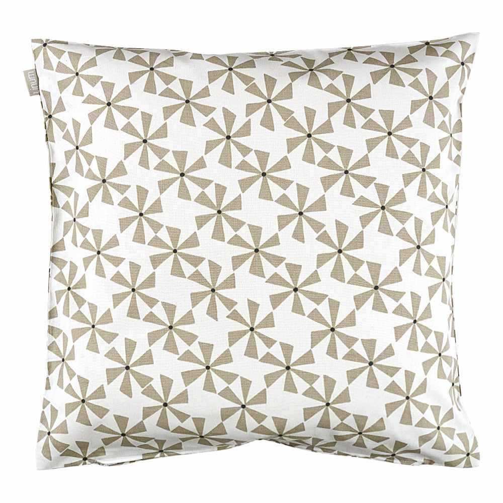 Linum Kissen Kissenhülle Spinn - 100% Baumwolle Blumen 50x50 cm