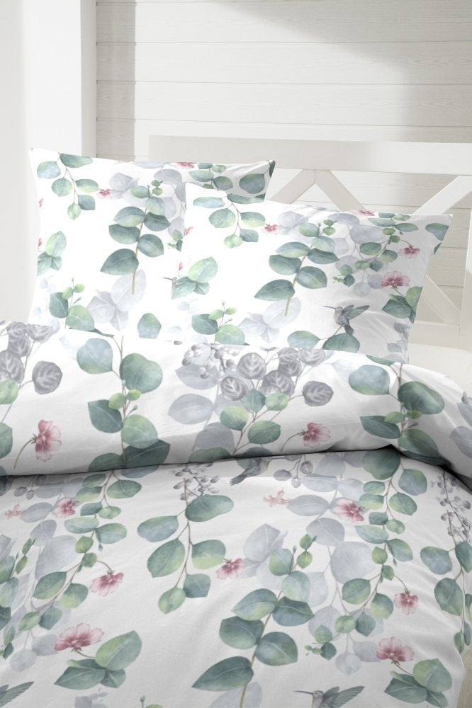 Hahn Satin Bettwäsche Nelli #farbe_gruen