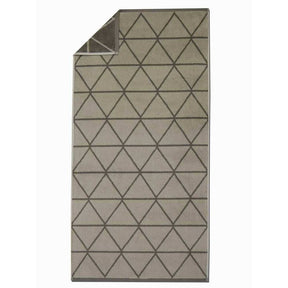 framsohn Zwirnfrottier Baumwolle Strandtuch Dreiecke Rauten