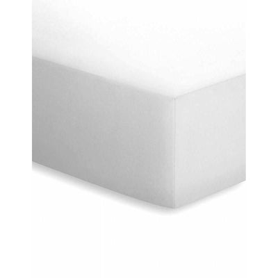 schlafgut Mako-Jersey Spannbetttuch Spannbettlaken 65x135 cm Weiß