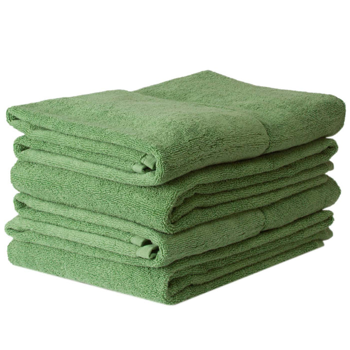 6 tlg. Baumwolle Handtuch-Set #farbe_gruen