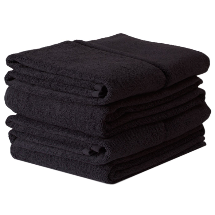 3 tlg. Baumwolle Handtuch-Set #farbe_anthrazit