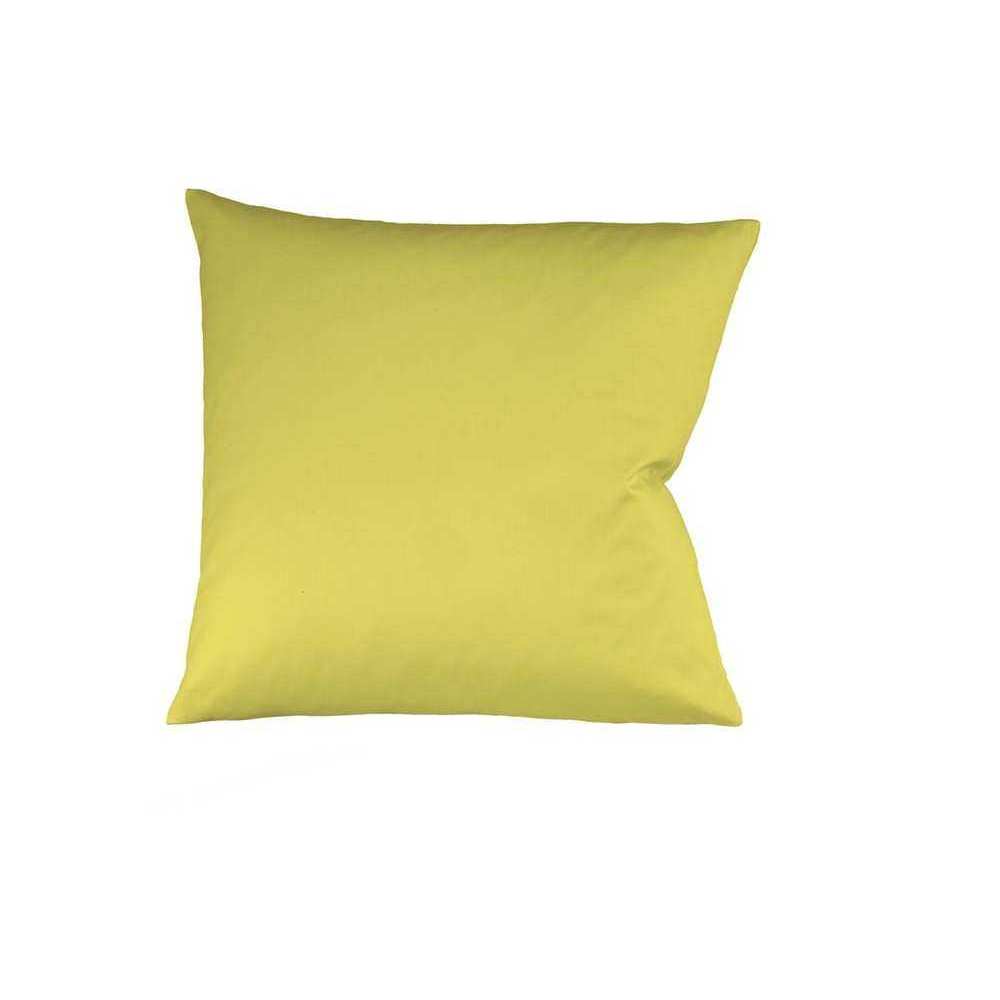 fleuresse Colours Mako-Satin Kissenbezug Uni – 100 % Baumwolle, seidig-glatt & hautfreundlich