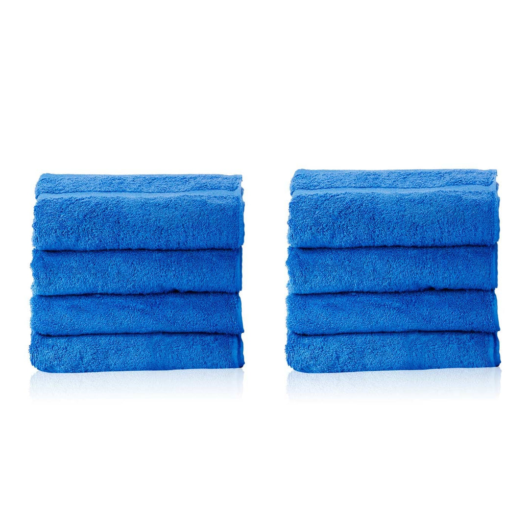 8 tlg. Handtuch Spar Set - etérea Basic - Farbe Blau