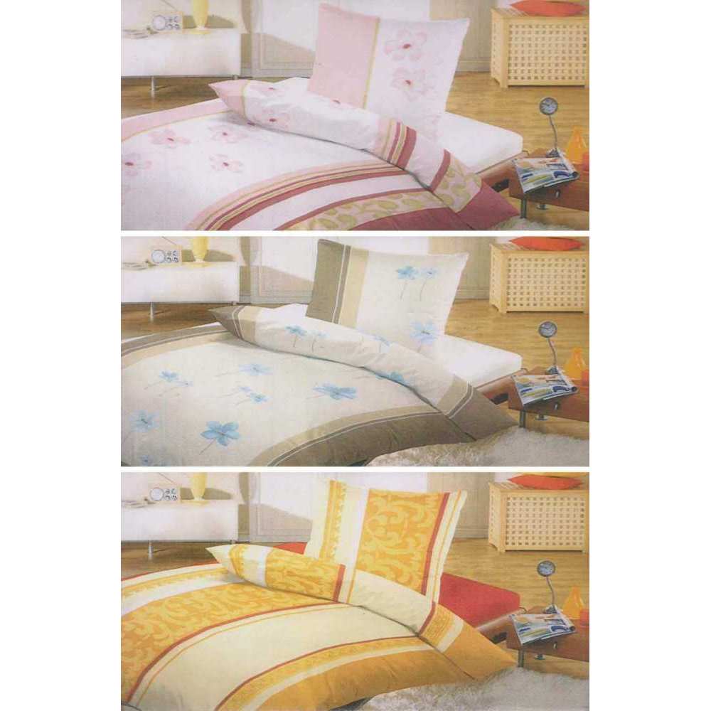 FeinbiberBaumwolle Bettwäsche #farbe_blau